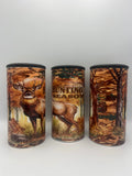 Hunting Season Whitetail Deer 4-in-1 Can Koozie | Fall Camo Insulated Drink Holder KRC Custom Design