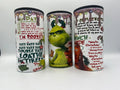 Grumpy Green Holiday Mode 4-in-1 Can Koozie | Funny Christmas Insulated Drink Holder KRC Custom Design