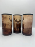 Rustic Whitetail Buck 4-in-1 Can Koozie | Deer Hunting Insulated Drink Holder KRC Custom Design
