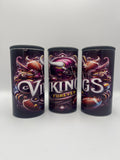 Vikings Forever 4-in-1 Can Koozie | Purple Football Game Day Drink Holder KRC Custom Design
