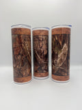 Rustic Woodland Camo 20oz Stainless Steel Tumbler | Forest & Hunting Design KRC Custom Design